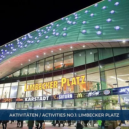 Ferienwohnung Rtr Essen - Fuer Bis Zu 8 Personen - Voll Ausgestattet - Zentral Limbecker Platz - Messe - Uniklinikum - Smart Tv - Parken - Modern Exterior foto